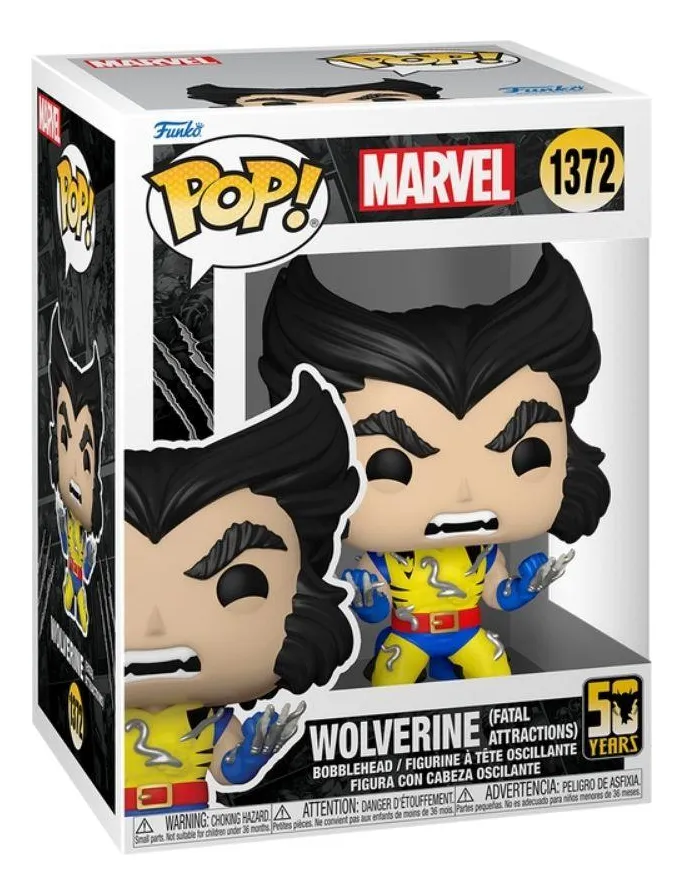 Funko pop wolverine caja y figura