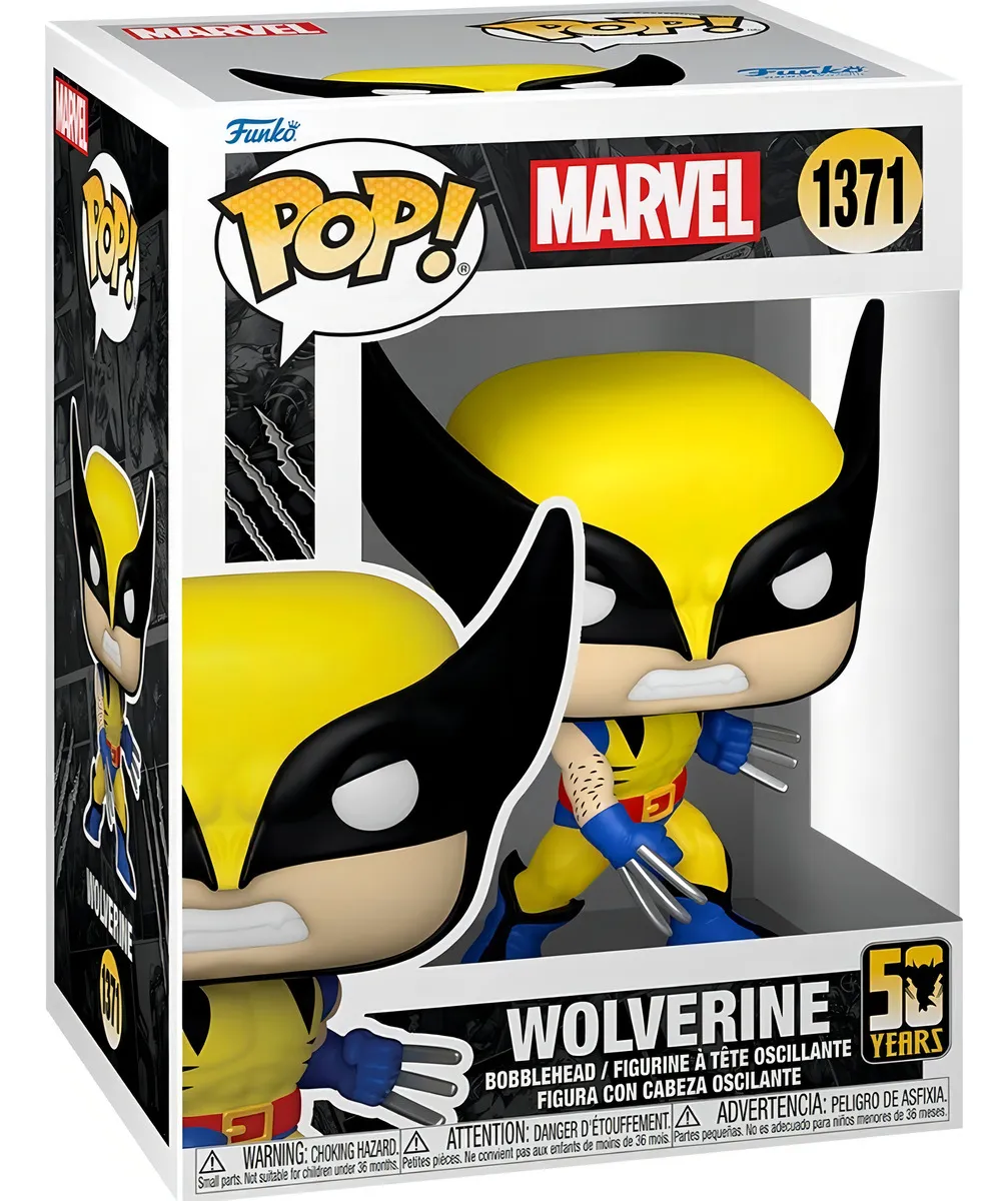 Funko pop wolverine caja clásico