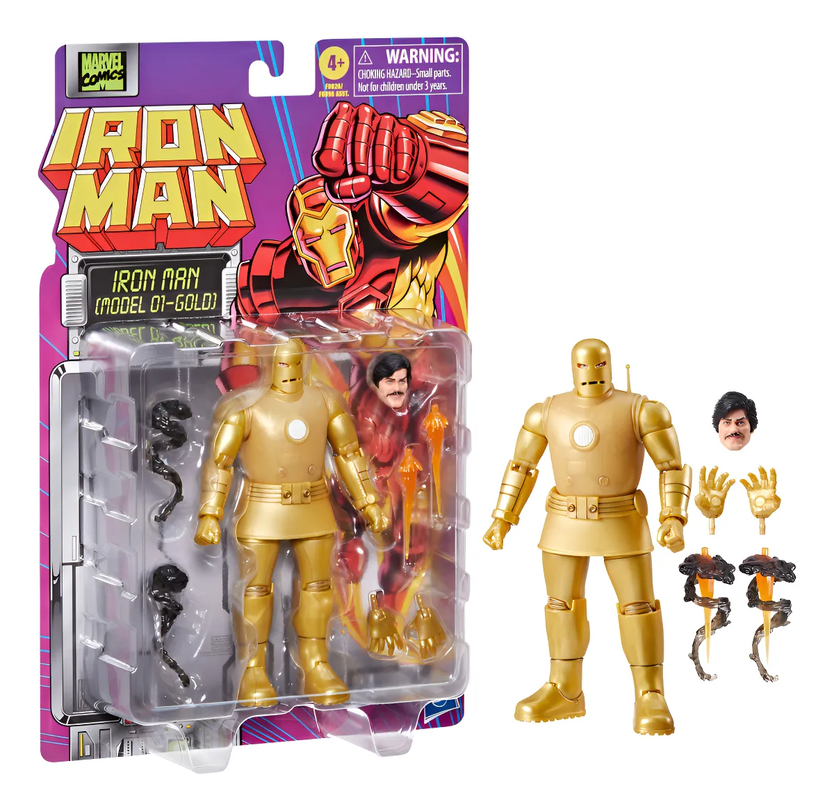 Figura iron Man clasico vista completa